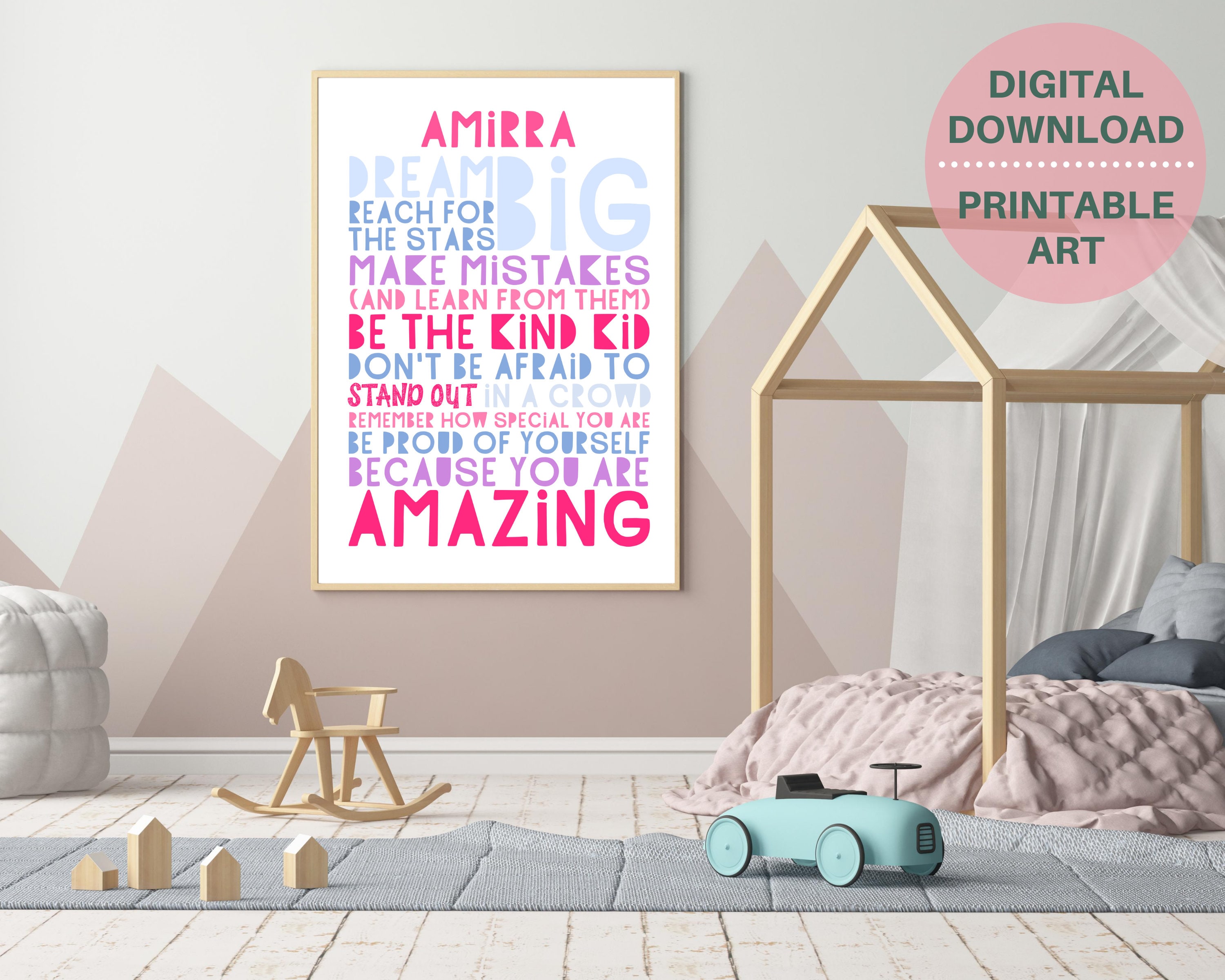 Kid Room Quote Quote Wall Art Kid Decor Dream Big Printable Quote For Kids Room Dream Big Print Dream Big Digital Print Set Of 3 Prints Art Collectibles Prints Kromasol Com