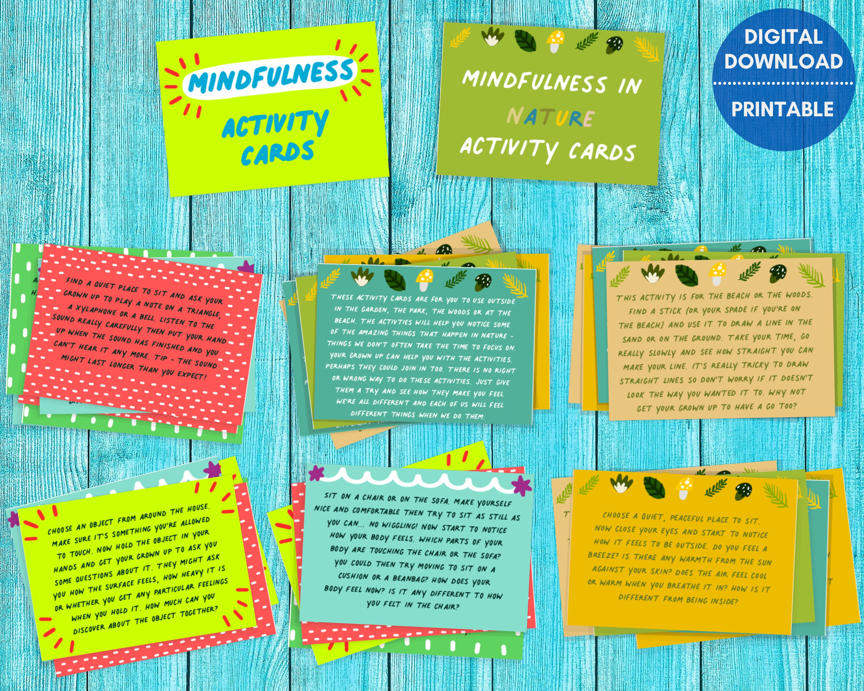 Mindfulness Cards Free Printable Free Printable Templates 