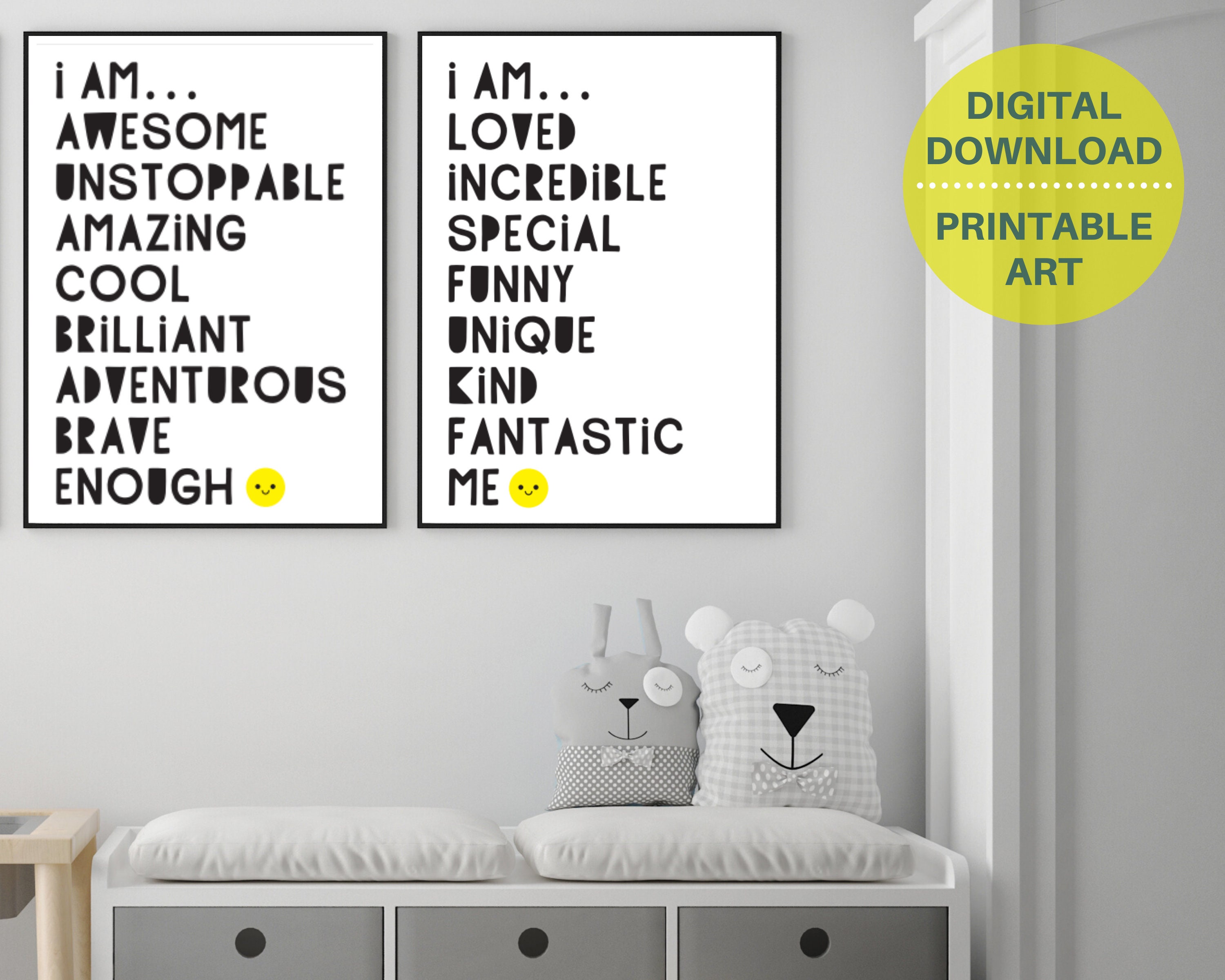 Digital Prints Art & Collectibles Prints Girls Rule Printable Poster ...