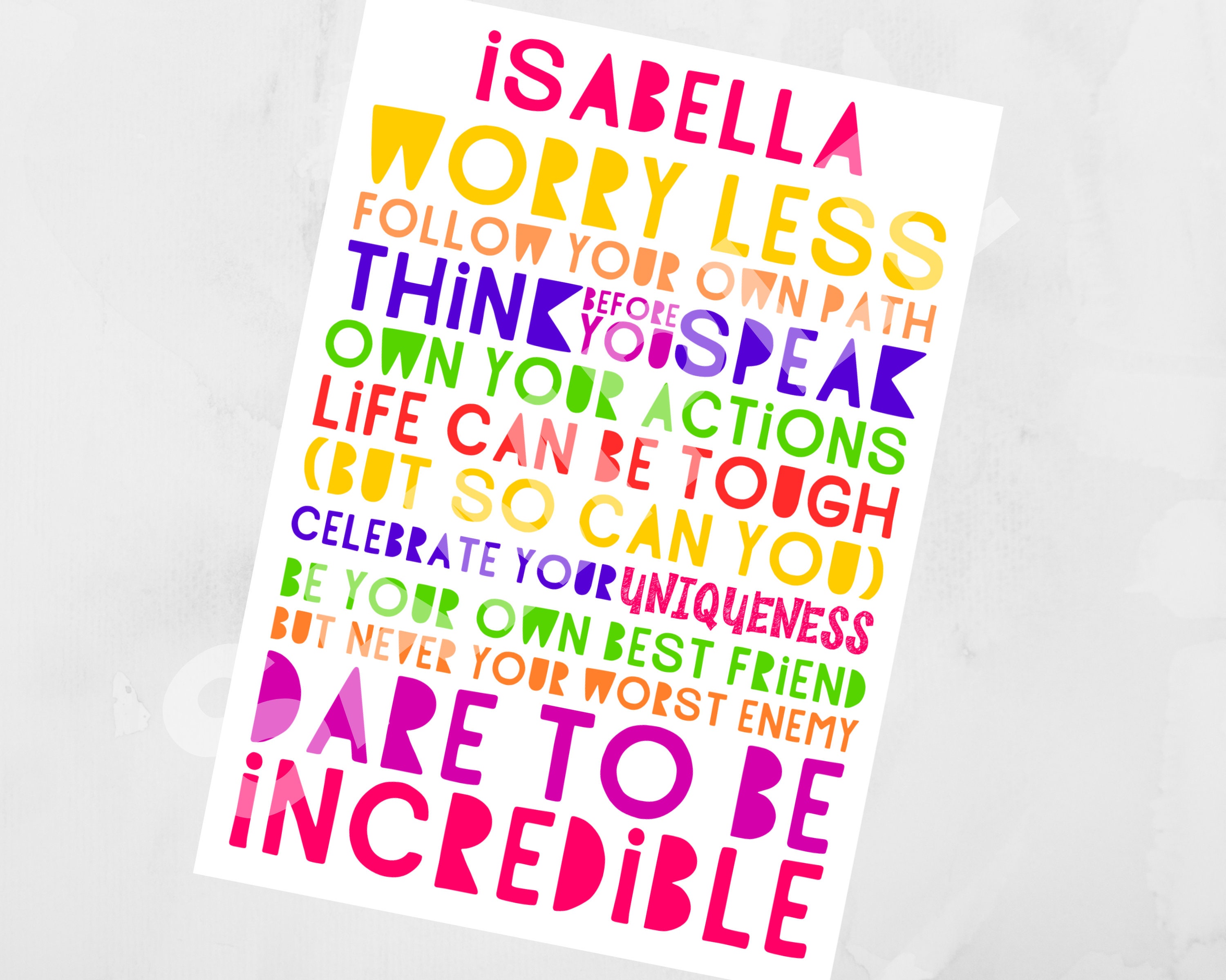 Inspirational Posters For Teen Girls