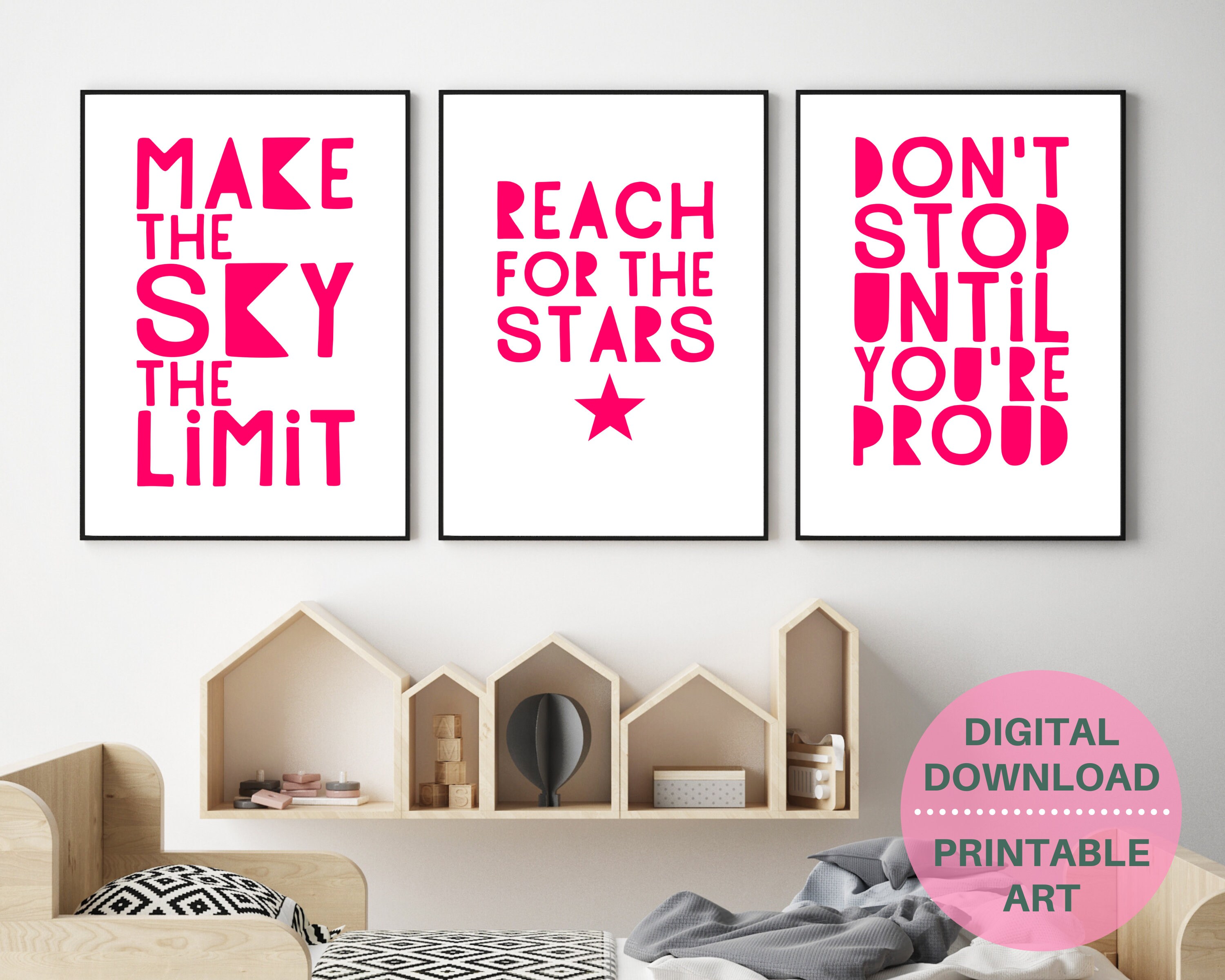 Digital Prints Art & Collectibles Prints Girls Rule Printable Poster ...