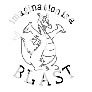 imagination is a blast figment Cut File Funny Vector For Silhouette And Cricut Cutting Machines