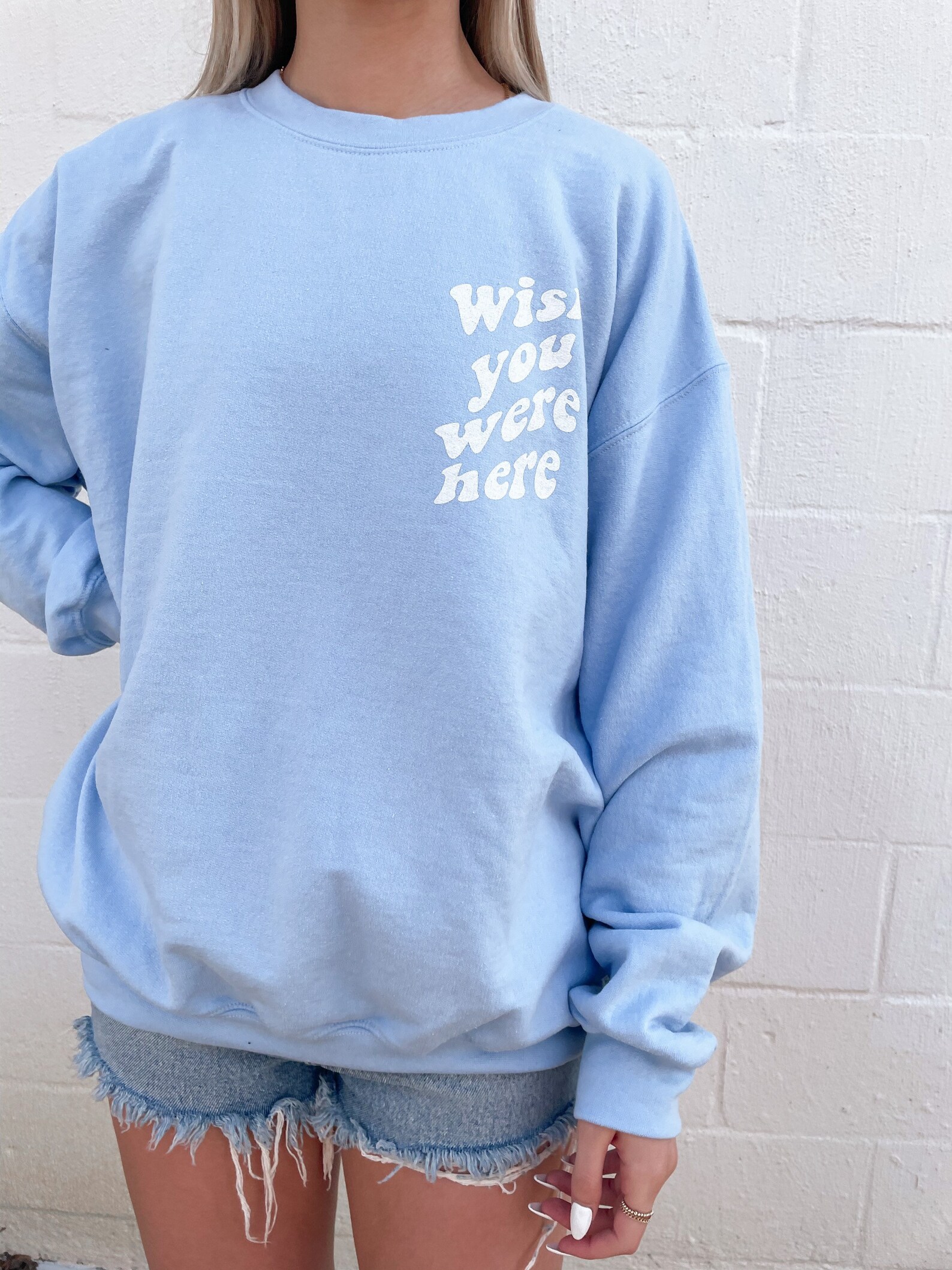 wish you were here crewneck