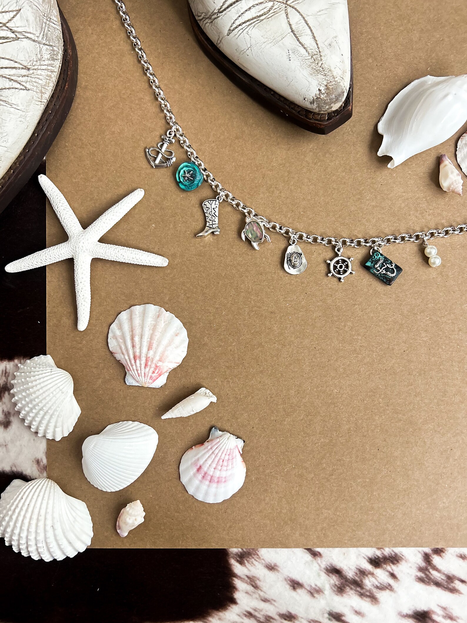 Waterproof 3 Pack Beach Theme Charm Set