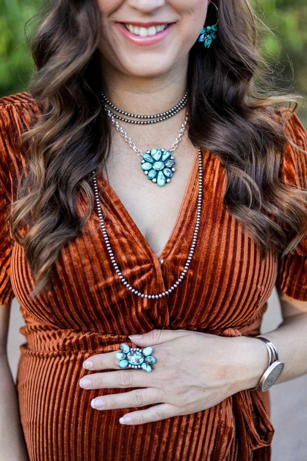 Vail Turquoise Ring | Turquoise Ring, Western Statement Ring, Cowgirl ...