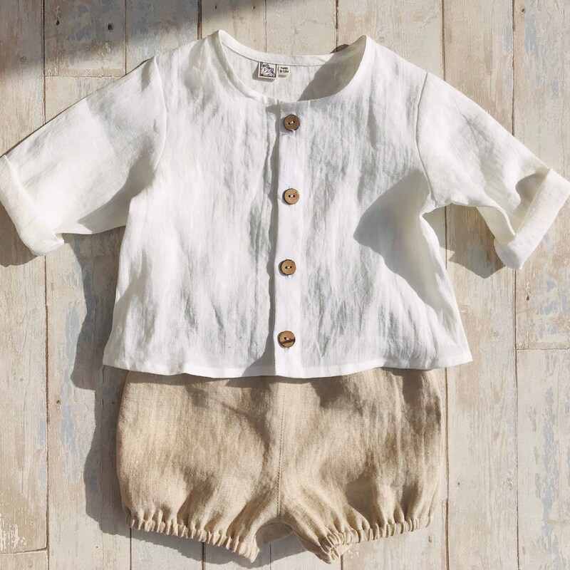 Linen Baby Clothing - Etsy