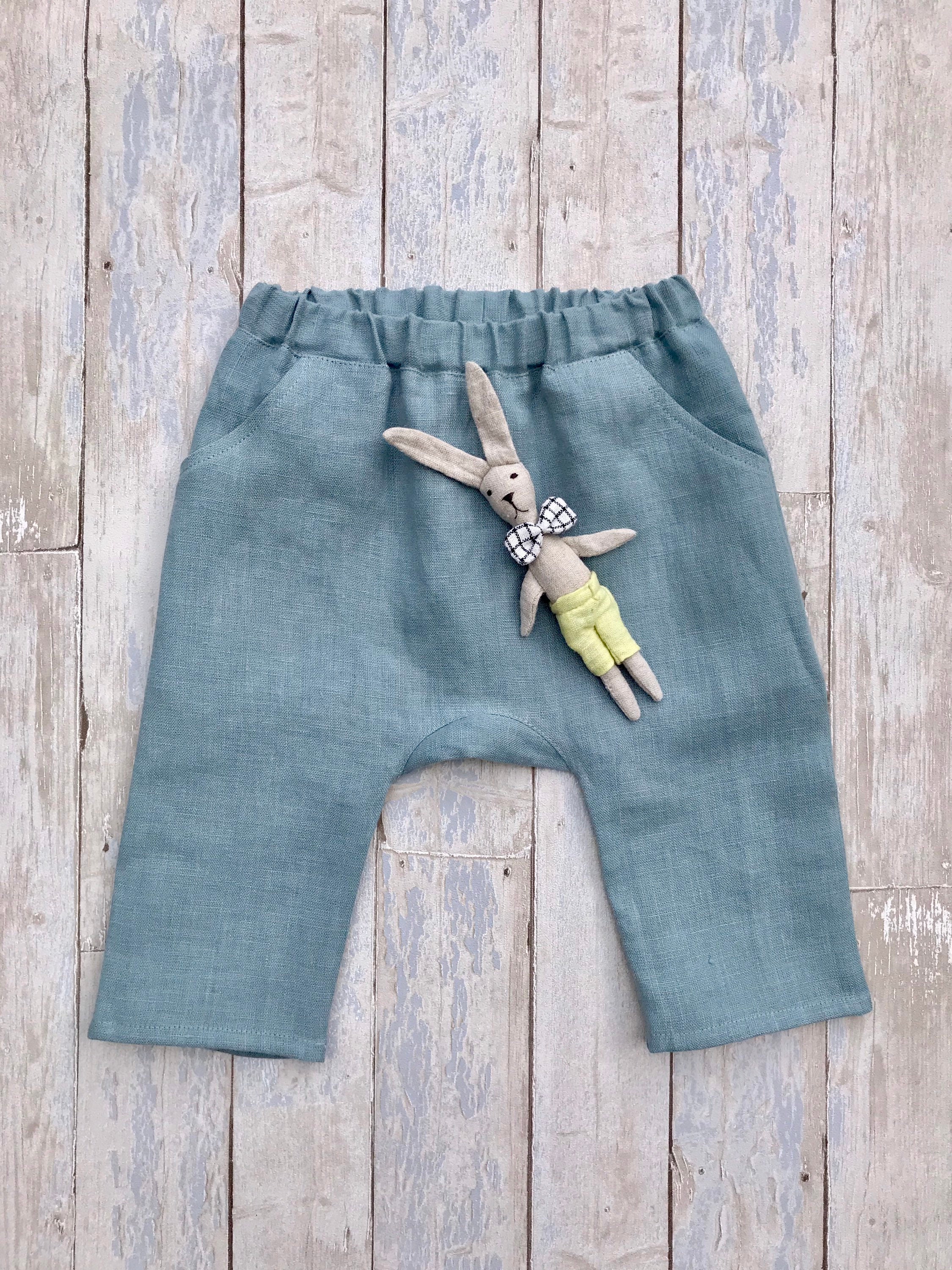 Baby Linen Pants Baby Baptism Pants 3M 3Y Boys Pants Baby Etsy