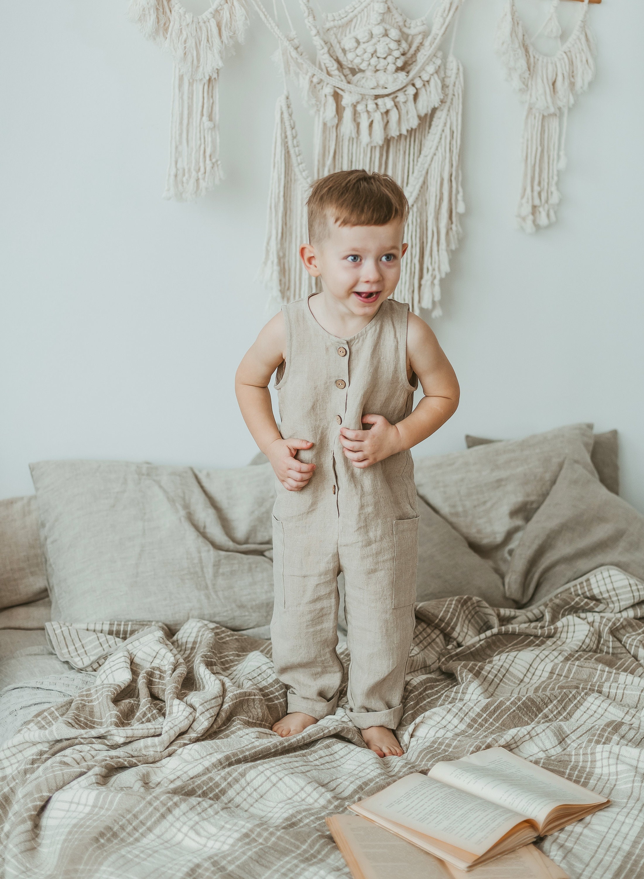 Baby Boy Linen Pants -  Canada