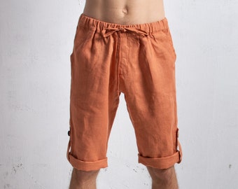 rolled up jean shorts mens