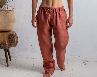 linen yoga pants