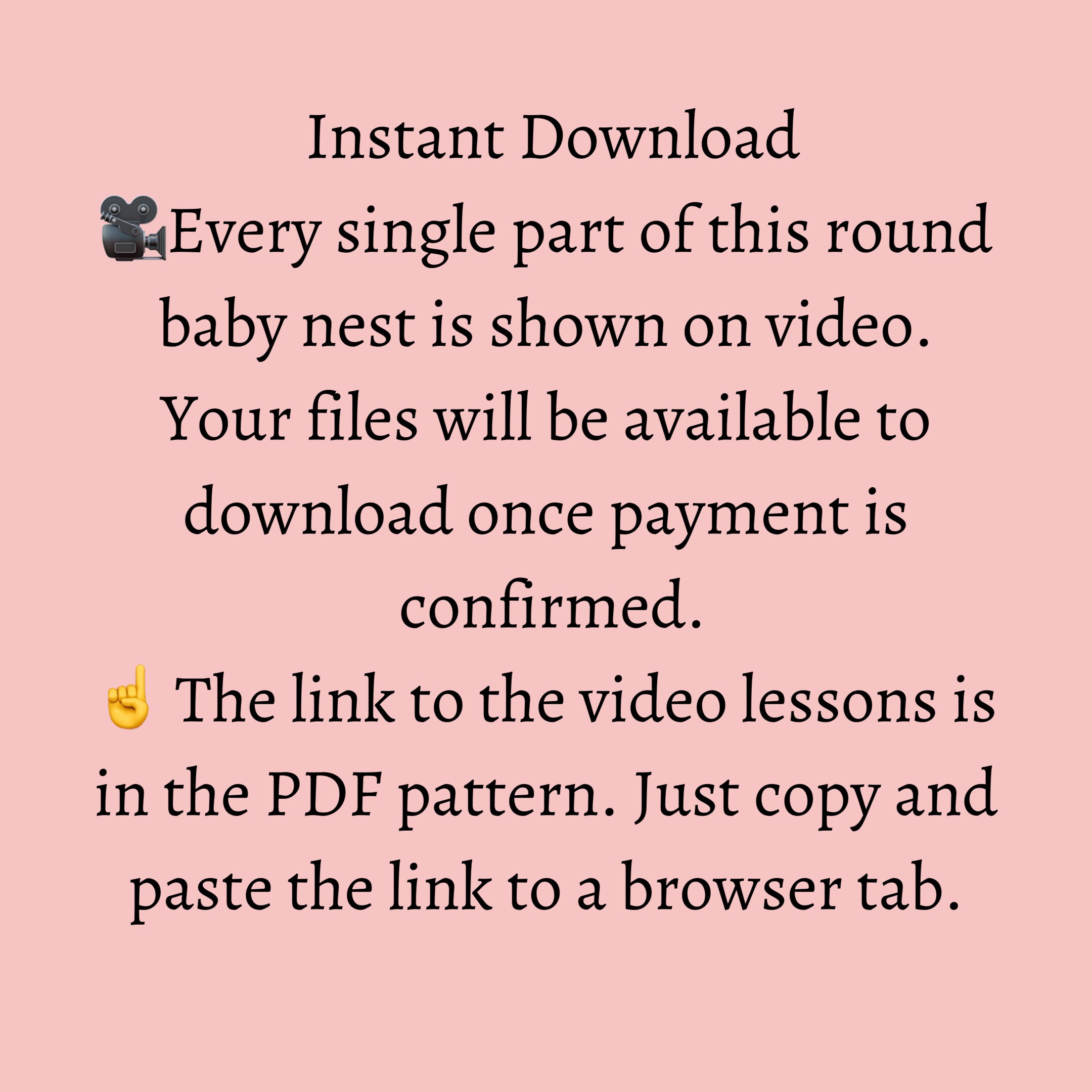 DIY round baby nest pattern Travel bed baby gift Nest Etsy