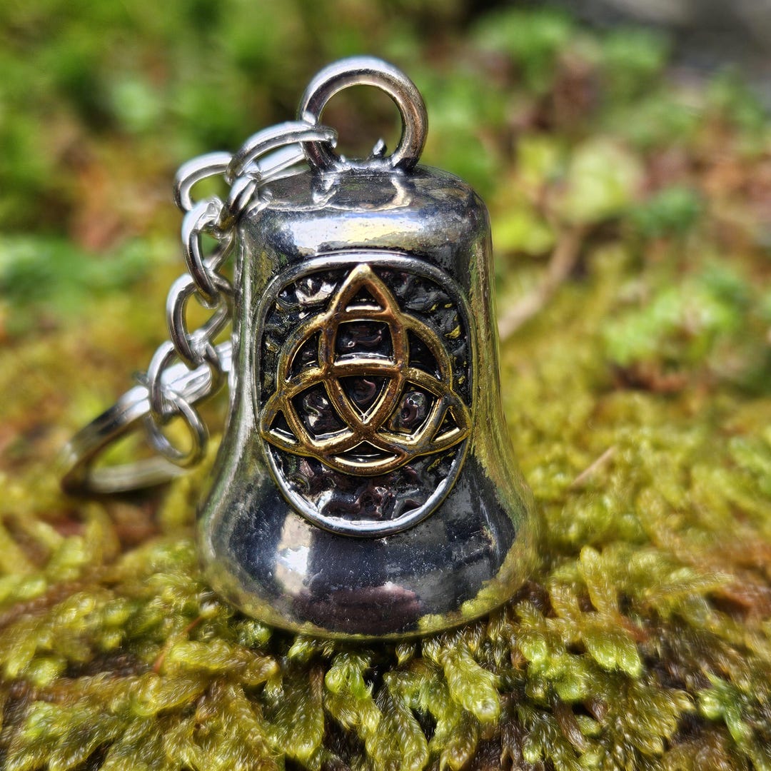Steel Celtic Knot Bell - Etsy