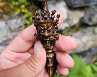Bronze Phurba Vajra Tibetan Buddism