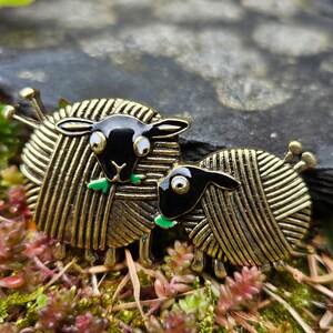 Brass Sheep Brooch Pin - Etsy