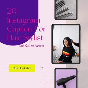 20 Instagram Caption For Hair Stylist w/ Call to Actions
