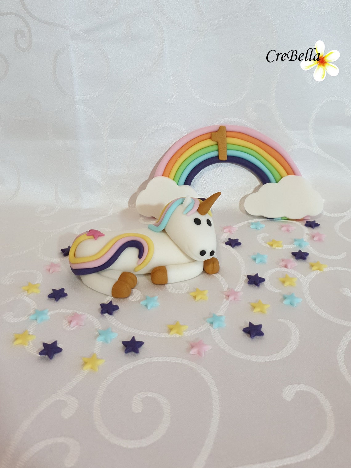 8 Stück Einhorn Figuren - Niedliche Minifiguren Für Torte & Deko
