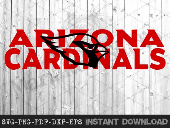 Arizona Cardinals Nfl Svg Logo Pdf Png Transparent Etsy