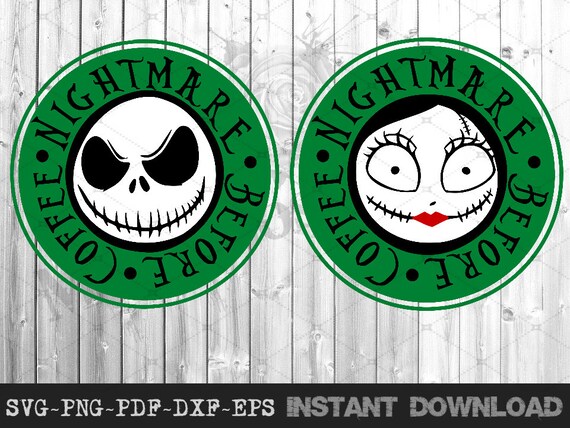 Download Free Nightmare Before Coffee With Jack And Sally Svg Png Pdf Etsy SVG Cut Files