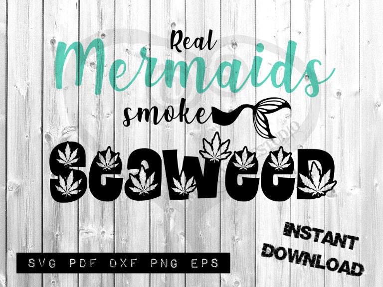 Download Real Mermaids Smoke SeaWeed SVG cutting files pdf png dxf ...