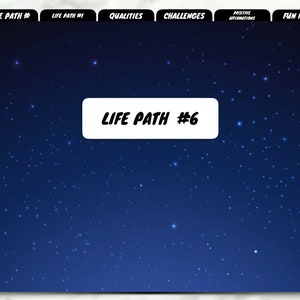 Life Path Reading #6 Guide Numerology