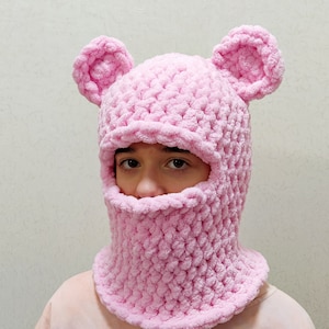 Balaclava Knit Bear Custom Balaklava Adult Balaclava Funny