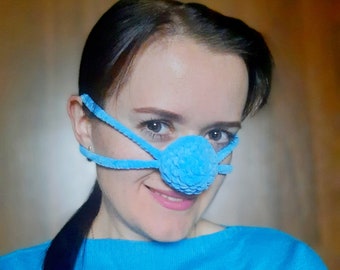 Nose warmer cover, nose muff, adult nose warmer, kids nose warmer, nosy cozy, nose only mask