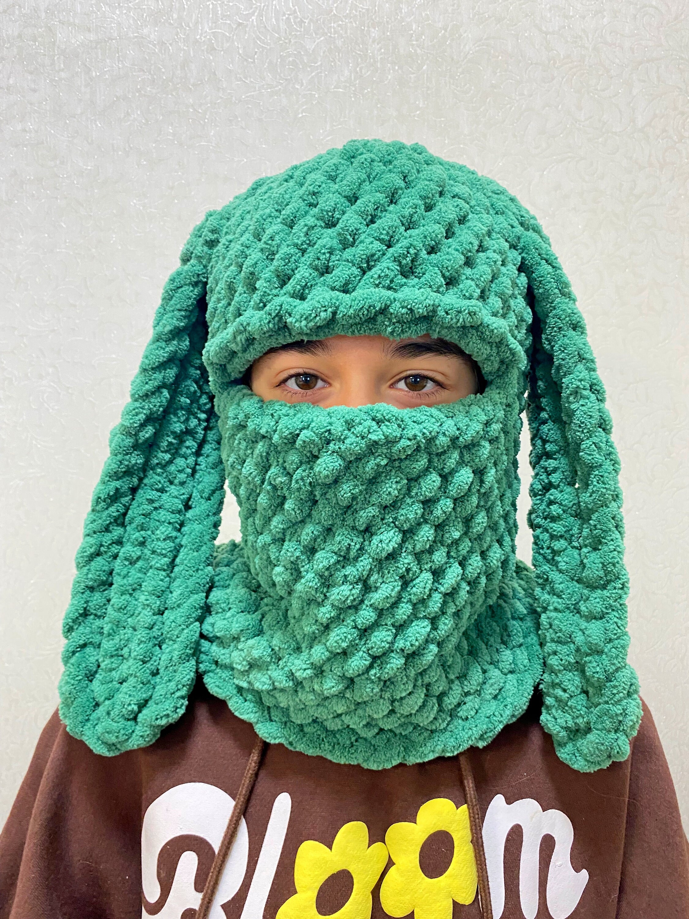 Balaclava Knit Bunny Custom Balaklava Adult Balaclava Funny Winter