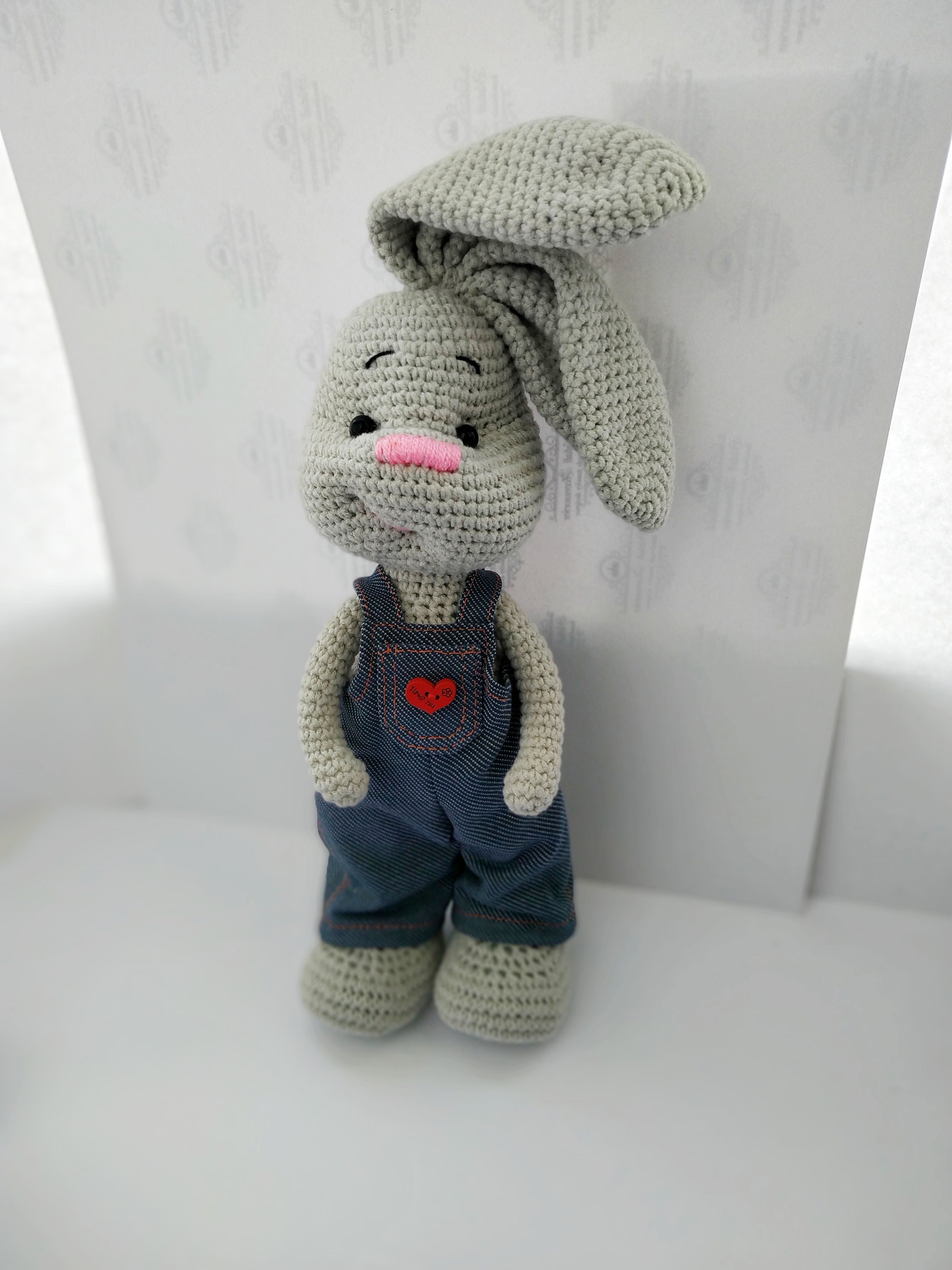 Couple Crochet Bunny Amigurumi Bunny Plush Bunny Doll Knit | Etsy