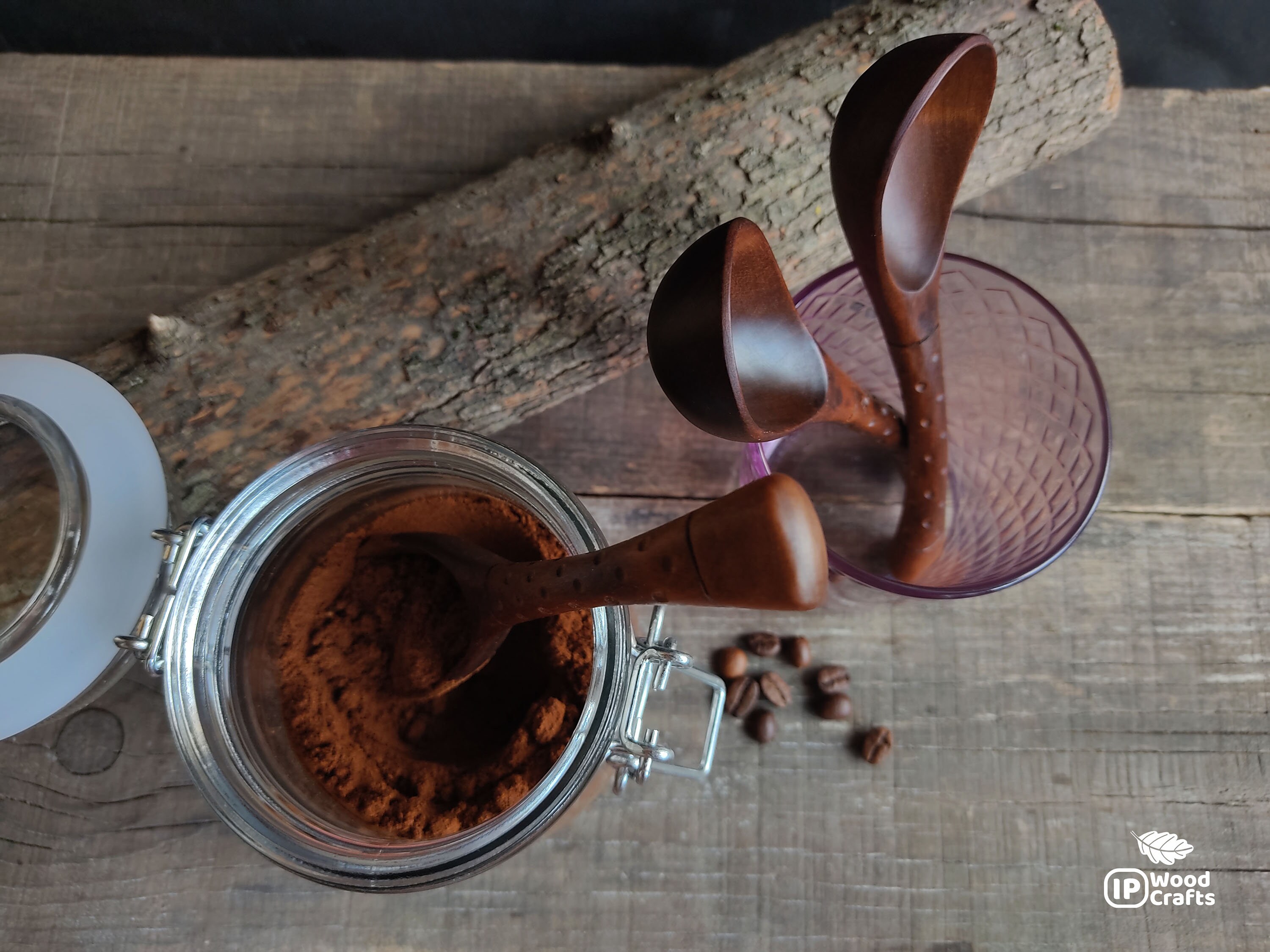 Wooden coffee scoop Coffee lover gift Coffee accessories Etsy