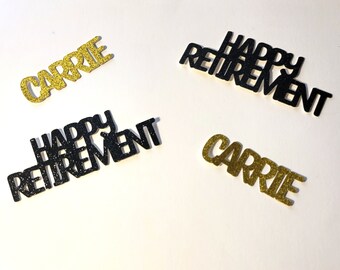 Retirement Confetti, Happy Retirement, Retirement Party, Retirement Party Decoration, Table Scatter, Retirement Gift, Party Confetti