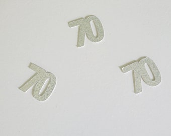 70th Birthday Confetti, 70th Birthday, Birthday Confetti, Party Decorations, Happy 70th, Table Scatter, Birthday Party, Confetti
