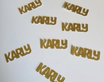 Name Confetti, Custom Name Confetti, Graduation Confetti, Anniversary Confetti, Birthday Confetti, Bridal Shower Confetti, Party Confetti
