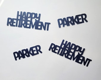 Retirement Confetti, Happy Retirement, Retirement Party, Retirement Party Decoration, Table Scatter, Retirement Gift, Party Confetti