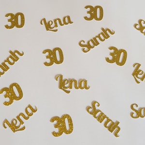 30th Birthday, 30th Birthday Decoration, 30th Birthday Confetti, Birthday Confetti, Personalized Birthday Decoration, Party Decoration, 30th
