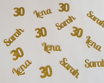 30th Birthday, 30th Birthday Decoration, 30th Birthday Confetti, Birthday Confetti, Personalized Birthday Decoration, Party Decoration, 30th