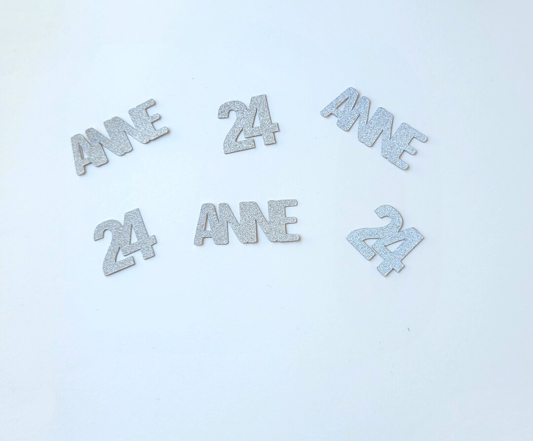 24th Birthday, 24th Birthday Decoration, 24th Birthday Confetti