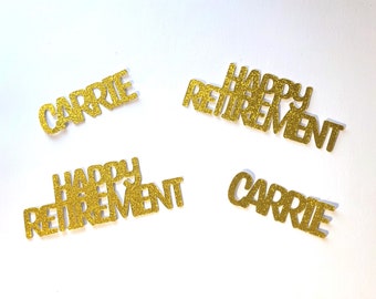 Retirement Confetti, Happy Retirement, Retirement Party, Retirement Party Decoration, Table Scatter, Retirement Gift, Party Confetti