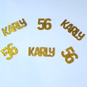 56th Birthday, 56th Birthday Decoration, 56th Birthday Confetti, Birthday Confetti, Personalized Birthday Decoration, Party Decoration, 56th