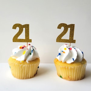 21st Birthday Cupcake Toppers, 21st Birthday Cupcake Topper, 21 Cupcake Topper, 21st anniversary, Happy 21st Birthday, Birthday Cupcake