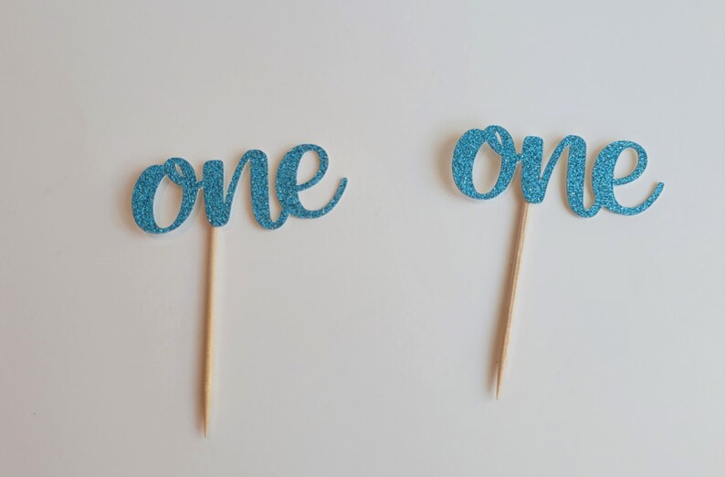 First Birthday Cupcake Toppers 1st Birthday Cupcake Topper Etsy