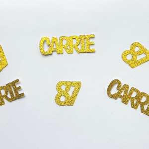 87th Birthday, 87th Birthday Decoration, 87th Birthday Confetti, Birthday Confetti, Personalized Birthday Decoration, Party Decoration, 87th