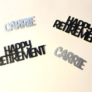 Retirement Confetti, Happy Retirement, Retirement Party, Retirement Party Decoration, Table Scatter, Retirement Gift, Party Confetti