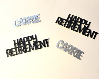 Retirement Confetti, Happy Retirement, Retirement Party, Retirement Party Decoration, Table Scatter, Retirement Gift, Party Confetti