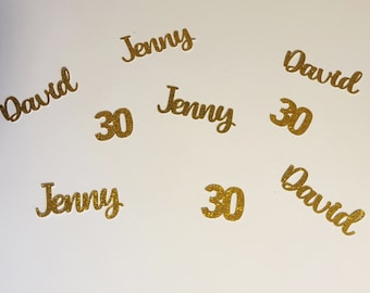 30th Birthday, 30th Birthday Decoration, 30th Birthday Confetti, Birthday Confetti, Personalized Birthday Decoration, Party Decoration, 30th