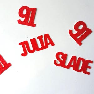 91st Birthday, 91st Birthday Decoration, 91st Birthday Confetti, Birthday Confetti, Personalized Birthday Decoration, Party Decoration, 91st