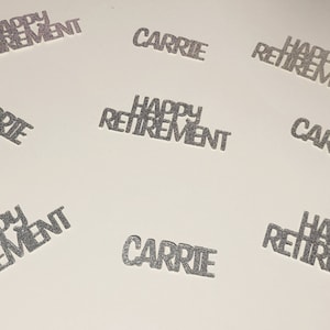Retirement Confetti, Happy Retirement, Retirement Party, Retirement Party Decoration, Table Scatter, Retirement Gift, Party Confetti