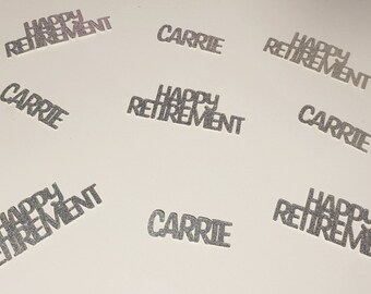 Retirement Confetti, Happy Retirement, Retirement Party, Retirement Party Decoration, Table Scatter, Retirement Gift, Party Confetti