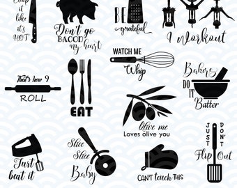Kitchen Monogram Svg Etsy