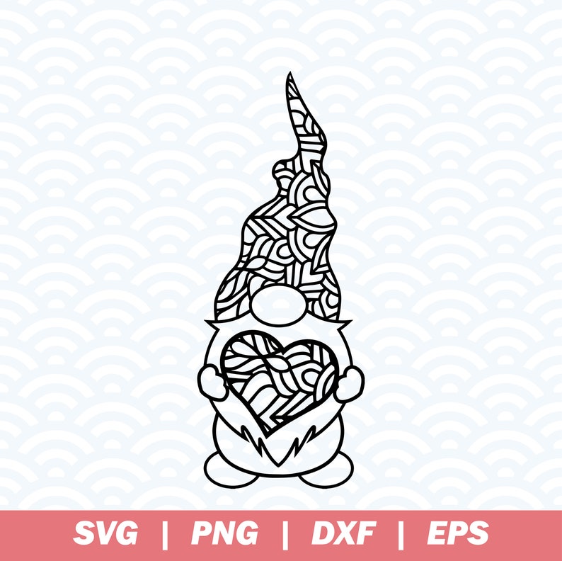 Download Gnome Zentagle SVG Gnome Mandala Svg Gnome Svg Cute Gnome ...