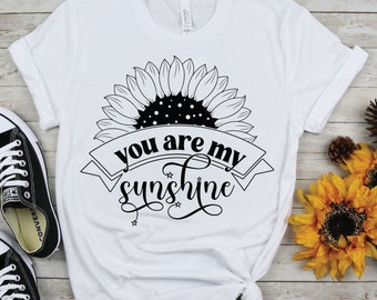 You Are My Sunshine SVG, Sunshine SVG, Sun SVG, Beach Svg, Summer Time Svg, Unflower Svg, Digital Download, Cricut Cut File